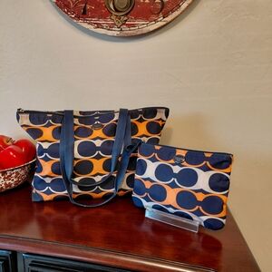 Coach Getaway Signature Packable Travel Weekender set. Rehab Bags